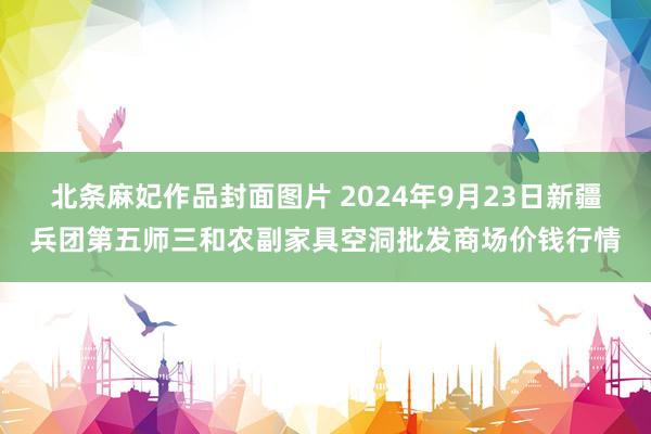 北条麻妃作品封面图片 2024年9月23日新疆兵团第五师三和农副家具空洞批发商场价钱行情