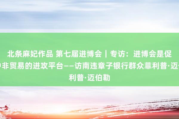 北条麻妃作品 第七届进博会｜专访：进博会是促进中非贸易的进攻平台——访南违章子银行群众菲利普·迈伯勒