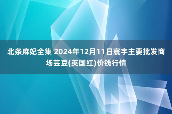 北条麻妃全集 2024年12月11日寰宇主要批发商场芸豆(英国红)价钱行情