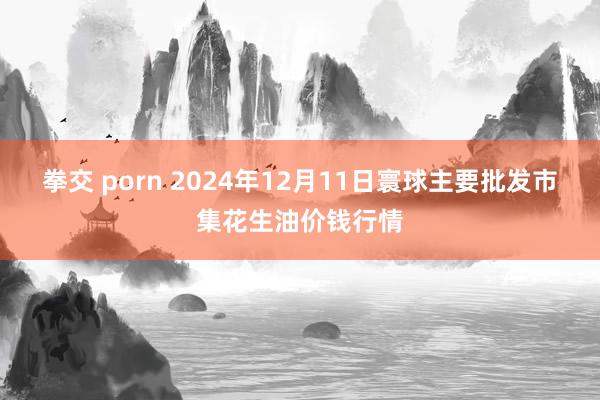 拳交 porn 2024年12月11日寰球主要批发市集花生油价钱行情