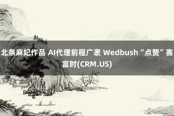 北条麻妃作品 AI代理前程广袤 Wedbush“点赞”赛富时(CRM.US)