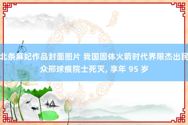 北条麻妃作品封面图片 我国固体火箭时代界限杰出民众邢球痕院士死灭, 享年 95 岁