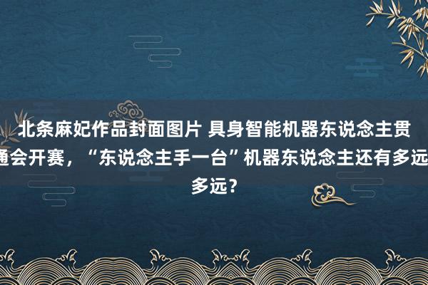 北条麻妃作品封面图片 具身智能机器东说念主贯通会开赛，“东说念主手一台”机器东说念主还有多远？